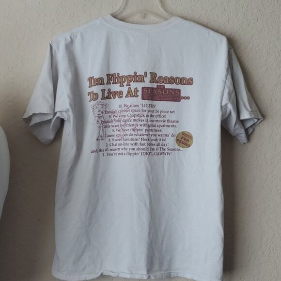 VTG Napoleon Dynamite The Seasons (apartments) L tshirt - Picture 8 of 10